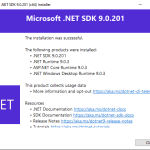 At the end, this will verify that everything in the core was installed. As we need additional packages later, we can add them on an as-needed basis.