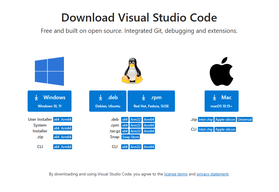 Download Visual Studio Code